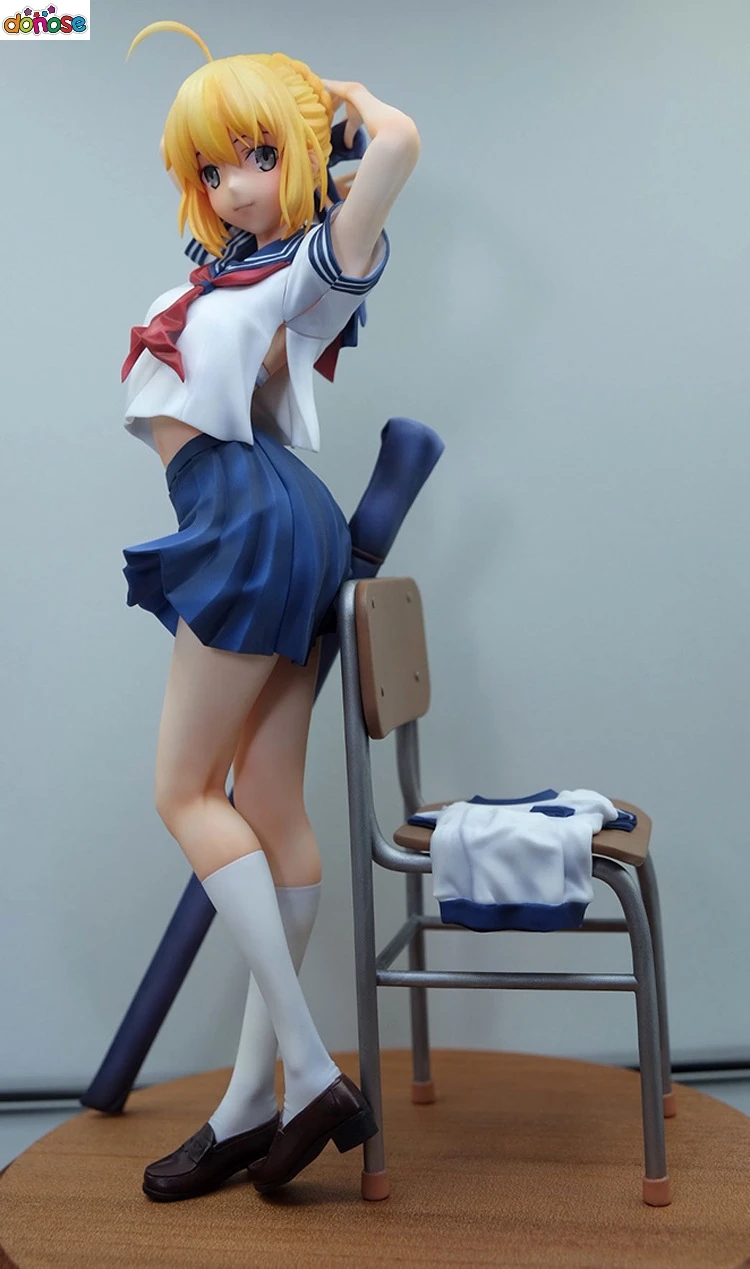 

Fate/Grand Order Saber Sailor Suit Ver. Action Figure Altria School Uniform PVC Figure Collection Model Kids Toy Doll