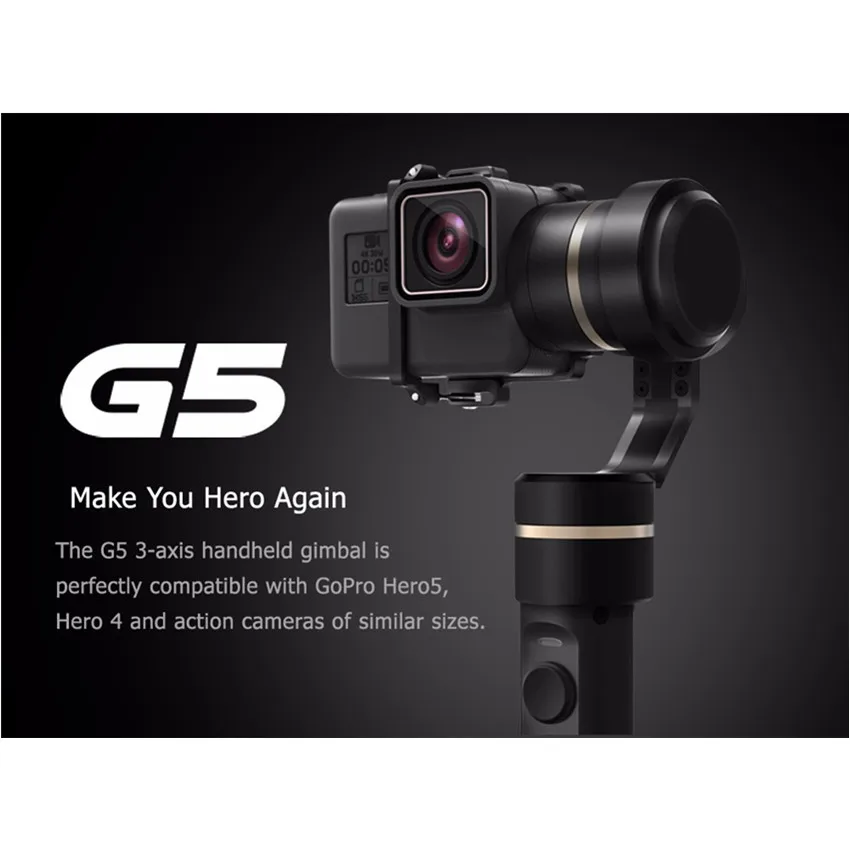 FeiyuTech G5 Splashproof 3-осевой ручной карданный для GoPro HERO 6 5 4 3 + Xiaomi yi 4k SJ камеры Bluetooth |