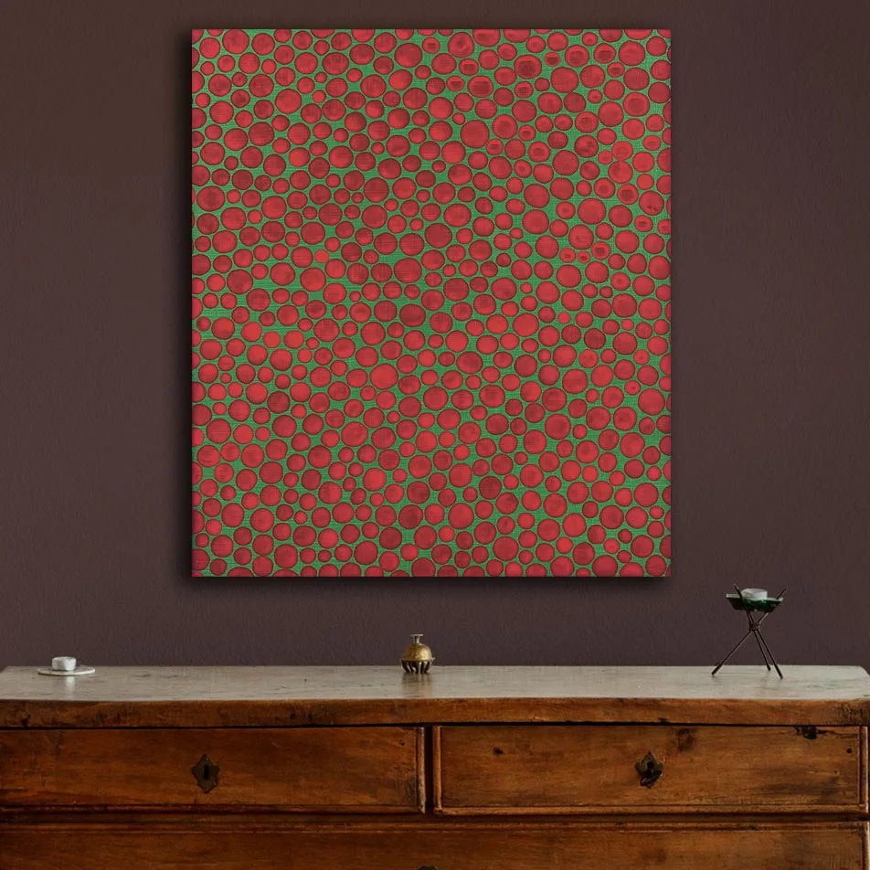 Настенное искусство Kusama Yayoi Dots 80 картина для гостиной украшение дома картина маслом на холсте настенная живопись