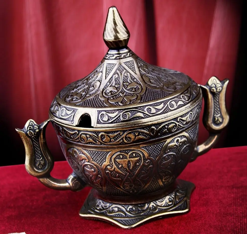 Турецкий стильный Copperplate винтажный подарок турецкий восторг сахар глубокая