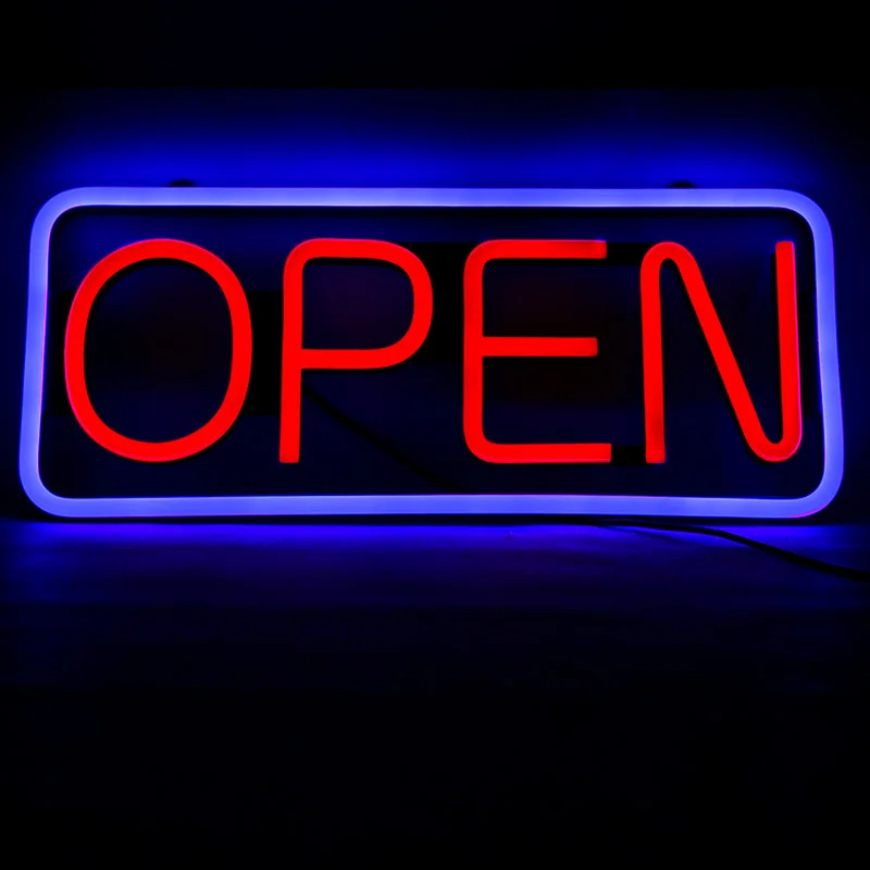 

DC12V High brightness LED neon open sign made from China