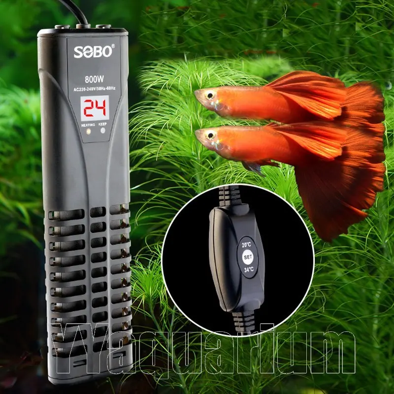 External Control Aquarium heating Rods Smart Digital Double Sensor PCT