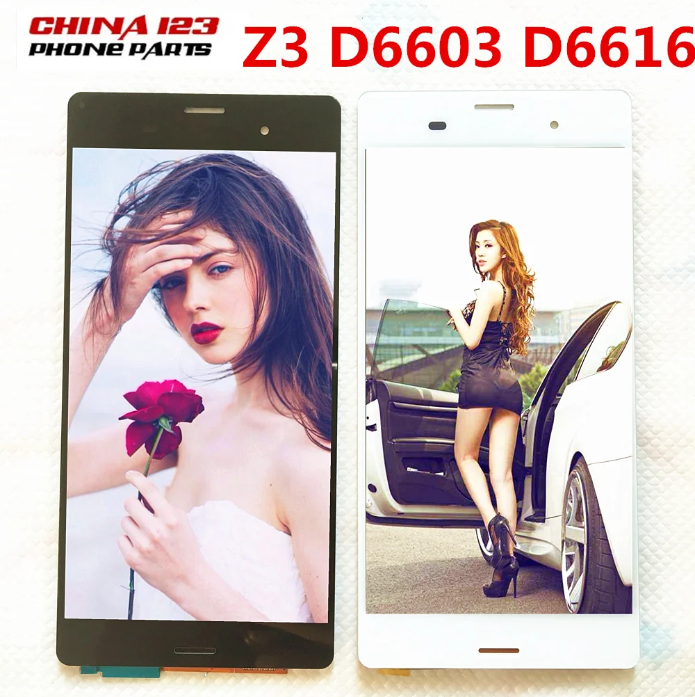 

5.2'' IPS LCD For SONY Xperia Z3 LCD Display Touch Screen D6603 D6616 D6683 Replacement for SONY Xperia Z3 LCD Dual D6633 screen