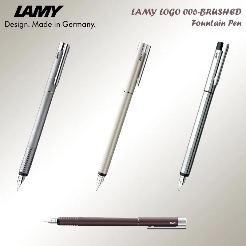 

NEW Lamy logo Fountain Pen in Matte Steel 06-M , 06T-M , 06P-M , 05-M