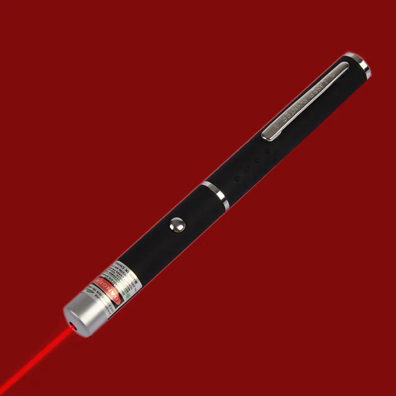 5MW Red Laser Pointer Pen High Power 650NM Pen Style Bright Ray Beam