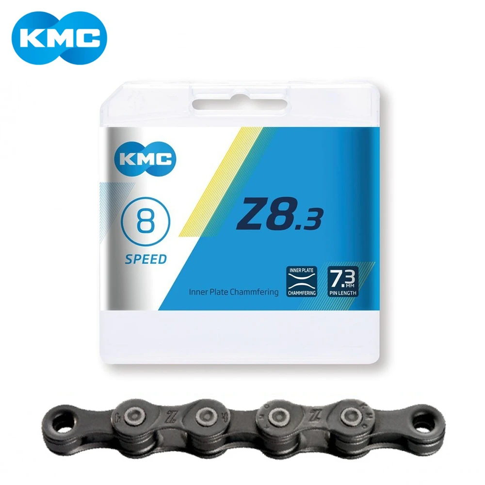 Цепь KMC Z8.3 Z8 6/7/8 скоростей для горного велосипеда оригинальная цепь MTB дорожного