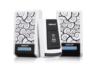 

Wireless Doorbell 36 Chimes Waterproof IP44 100m Range DC Door Bell for home