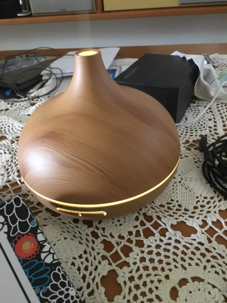 Wood Patterned Ultrasonic Oil Diffuser