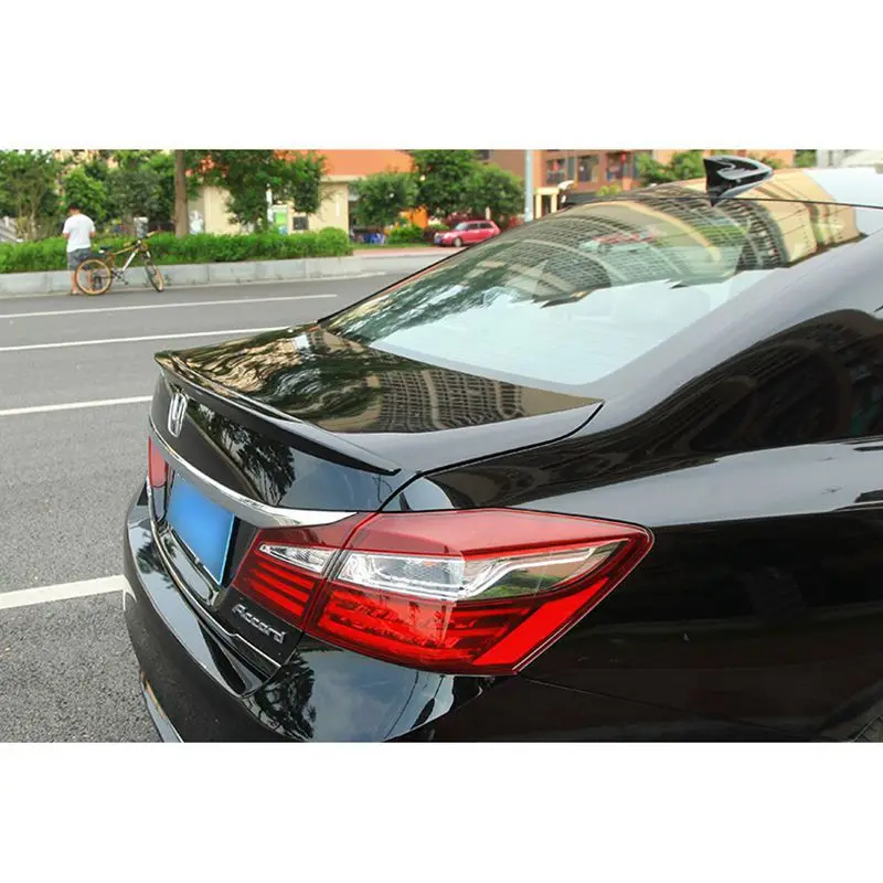 

For Honda Accord Spoiler hybrid High Quality ABS Material Car Rear Wing Primer Rear Spoiler For Honda Accord Spoiler 2016