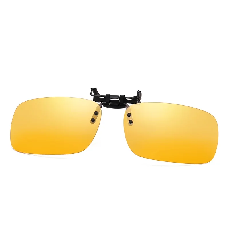 Унисекс для мужчин и женщин Поляризованные прикрепляемые солнцезащитные очки близорукие вождения ночного видения линзы анти-UVA Анти-UVB очки клип - Цвет линз: Night-vision