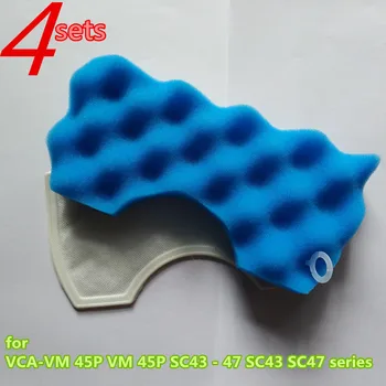 

4sets Robot Vacuum Cleaner Parts HEPA Filter for samsung VCA-VM 45P VM 45P SC43 - 47 SC43 SC47 series