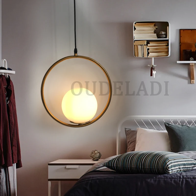 Golden Round Globe Pendant Lights Bar Restaurant Kitchen Fixtures Glass Ball Pendant Lamps Hang Lamp lamparas luminaire avize Golden Round Globe Pendant Lights Bar Restaurant Kitchen Fixtures Glass Ball Pendant Lamps Hang Lamp lamparas luminaire avize