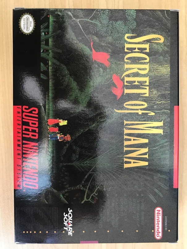 Secret of Mana 16bit game cartidge US Version Secret of Mana 16bit game cartidge US Version