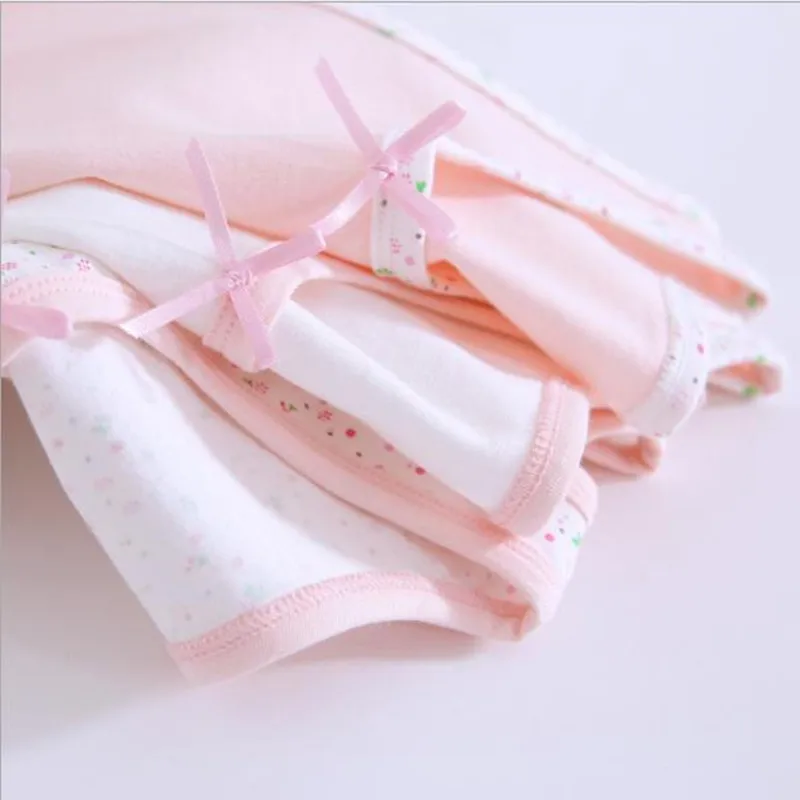Children Girls Cotton Bowknot Underwear Vests 7