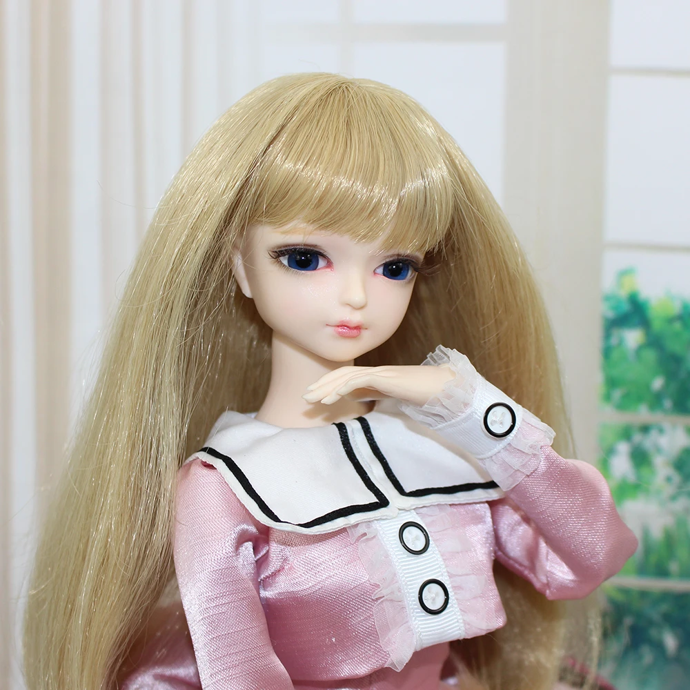 DBS BJD 1/4 45 см кукла с одеждой чулки обувь комбинация розовая Униформа школьная
