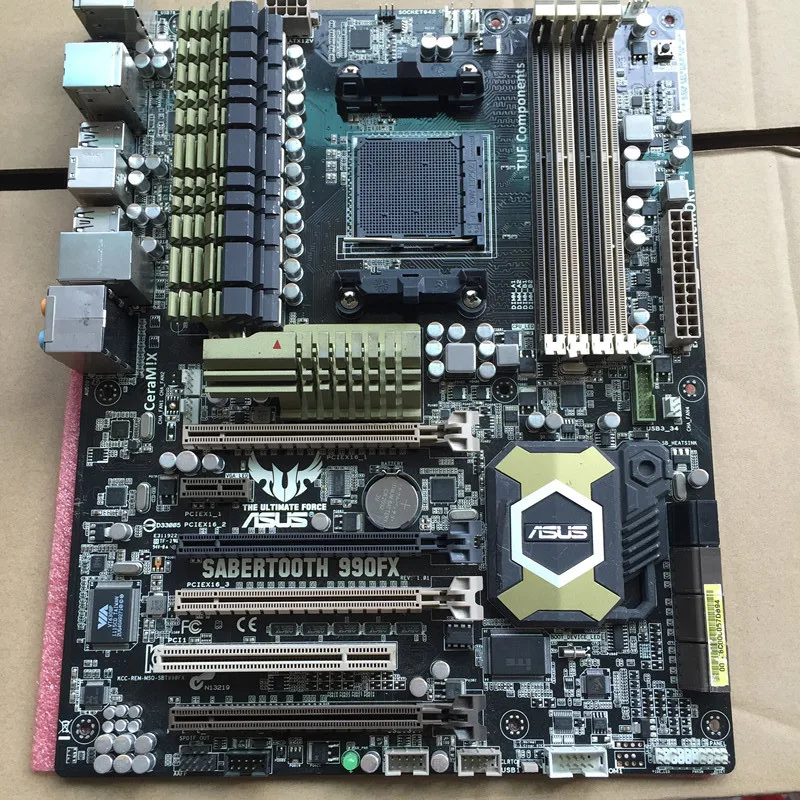 Разъем AM3 + для ASUS SABERTOOTH 990FX оригинал AMD материнская плата DDR3 USB3.0 SATA3 | Компьютеры и