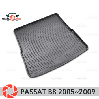 

Trunk mat for Volkswagen Passat B6 2005~2009 trunk floor rugs non slip polyurethane dirt protection interior trunk car styling