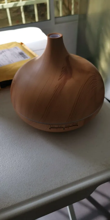 Wood Patterned Ultrasonic Oil Diffuser