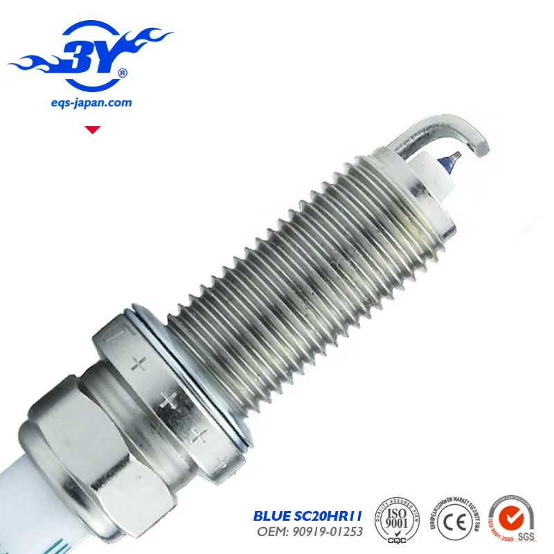 

4pcs/lot . SC20HR11 90919-01253 Blue High Quality Iridium Spark plugs for Toyota corolla Carola Vios 1.6 AVENSIS Saloon Lexus