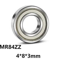 15 шт./партия MR84ZZ глубокий шаровой Миниатюрный Мини-подшипник MR84ZZ MR84-ZZ 4*8*3 мм 4*8*3 высококачественный подшипник из стали