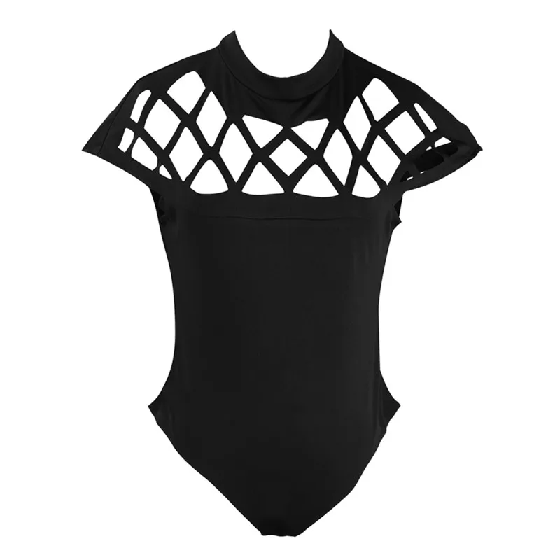 Сексуальный женский слитный купальник, монокини, бикини, купальный костюм, пляжная одежда, одежда для плавания, бикини - Цвет: Черный