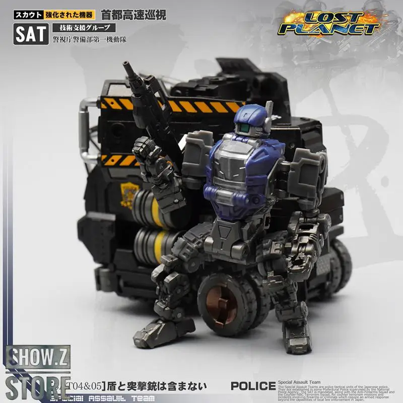 

[Show.Z Store] MechFansToys MFT Mech Soul SAT-07 & SAT-08 SAT07&SAT08 Police & Police Rev Set of 2 Transformation Action Figure