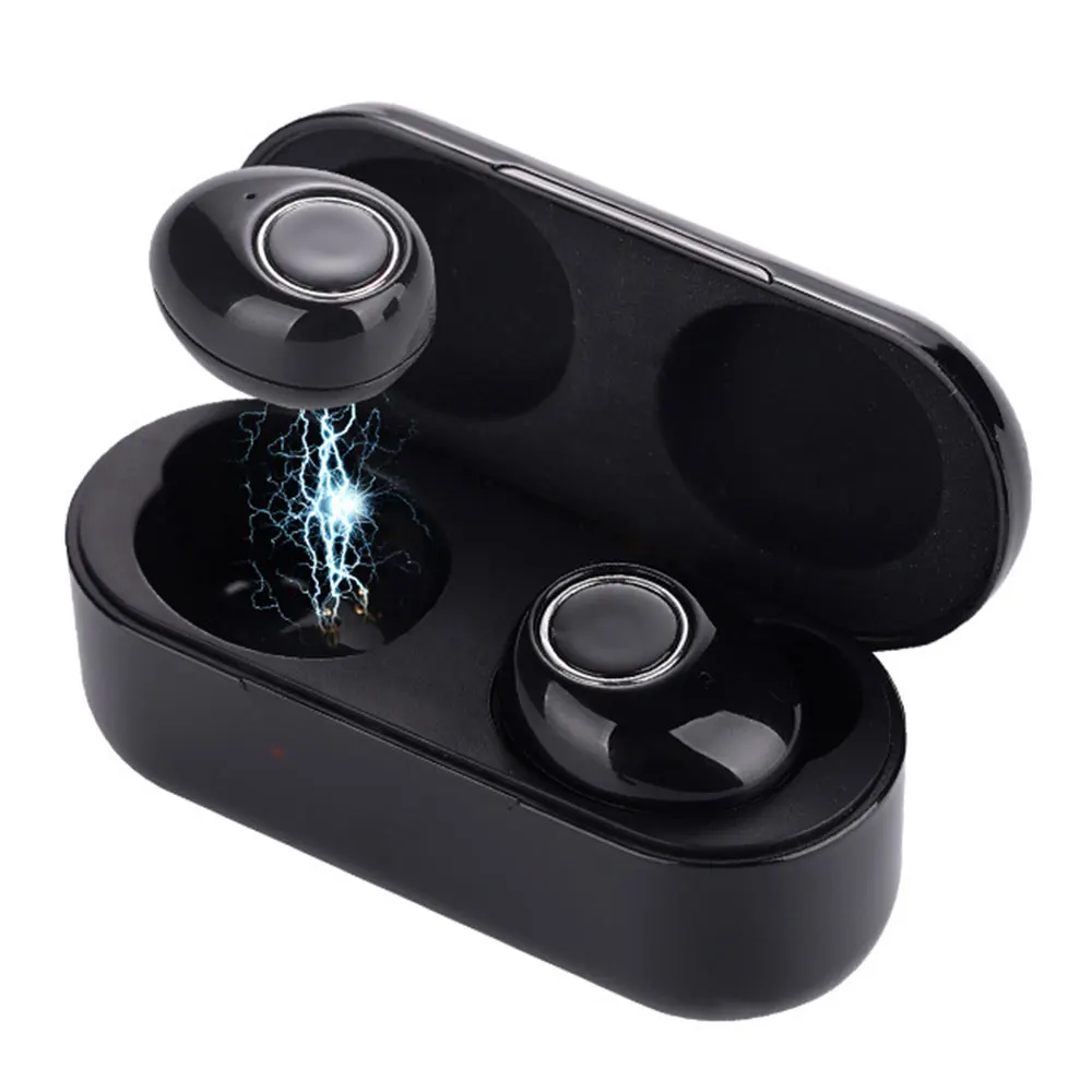1 Pair Mini TWS Wireless Bluetooth Earphones With Charging Box Case