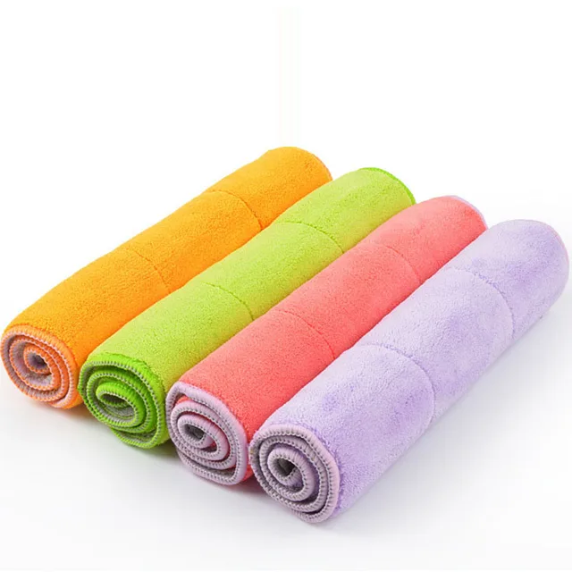 5 stks schuursponsje dikkere microfiber schoonmaakdoekje keuken