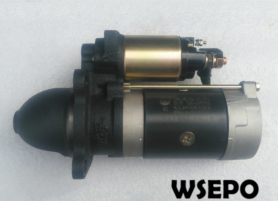 4105,4108,6105 starter motor 24V 5.5KW 9T