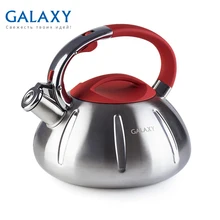 Чайник Galaxy GL 9208(Объем 3 л, Высококачественная нержавеющая сталь, подходит для всех типов плит