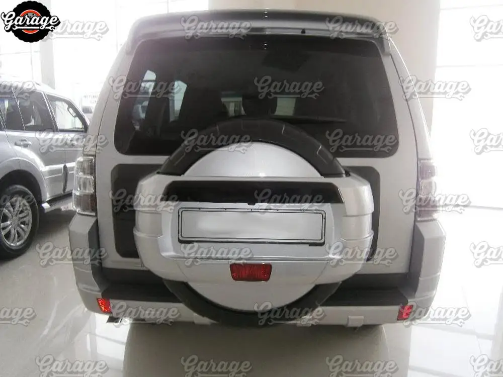 Крышка коробки на пятое колесо для Mitsubishi Pajero 4 2006- АБС пластик аксессуары Тюнинг автомобиля Стайлинг украшения