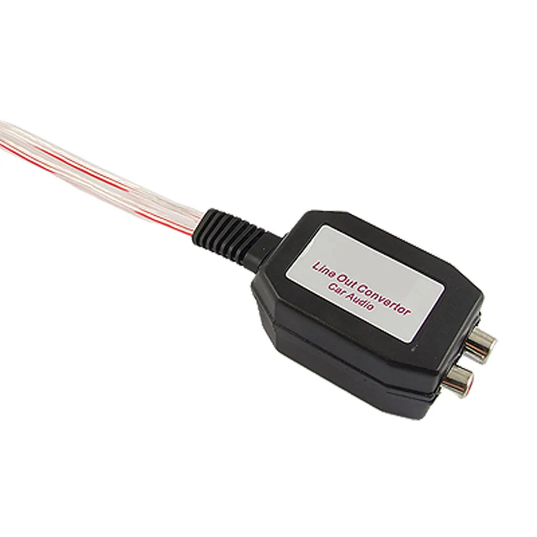 UXCELL Car Auto Audio Rca Female Line Out Converter Blackin Cables