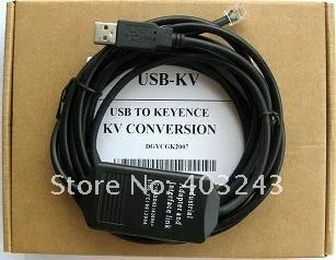 

USB-KV Programming Cable for KEYENCE KV / KZ series PLC, PC-KV USB Version