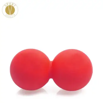 

Silicone Peanut Massage Ball - Myofascial Trigger Point Muscle Knot Release Relaxation Relax Massage Yoga Ball