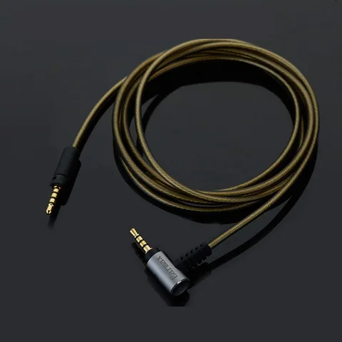 Cabo de Áudio Equilibrado para Sennheise Fones de Ouvido sem Fio 4.30i 4.30g 4.40bt 4.50 Btnc 400 s Hd1 on Over-ear 4.4mm – 2.5mm Ofc hd