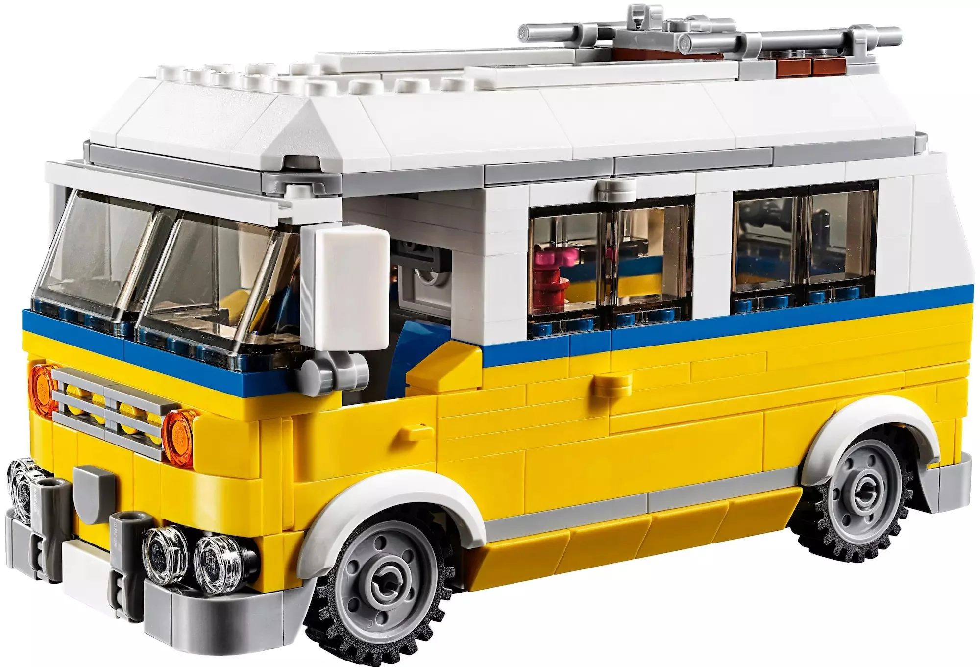 

Legoings3-in-1 Sunshine Surfer Van set Model Building Blocks Compatible 31079 Birthday Gifts Toys For Children 391Pcs BELA 11047