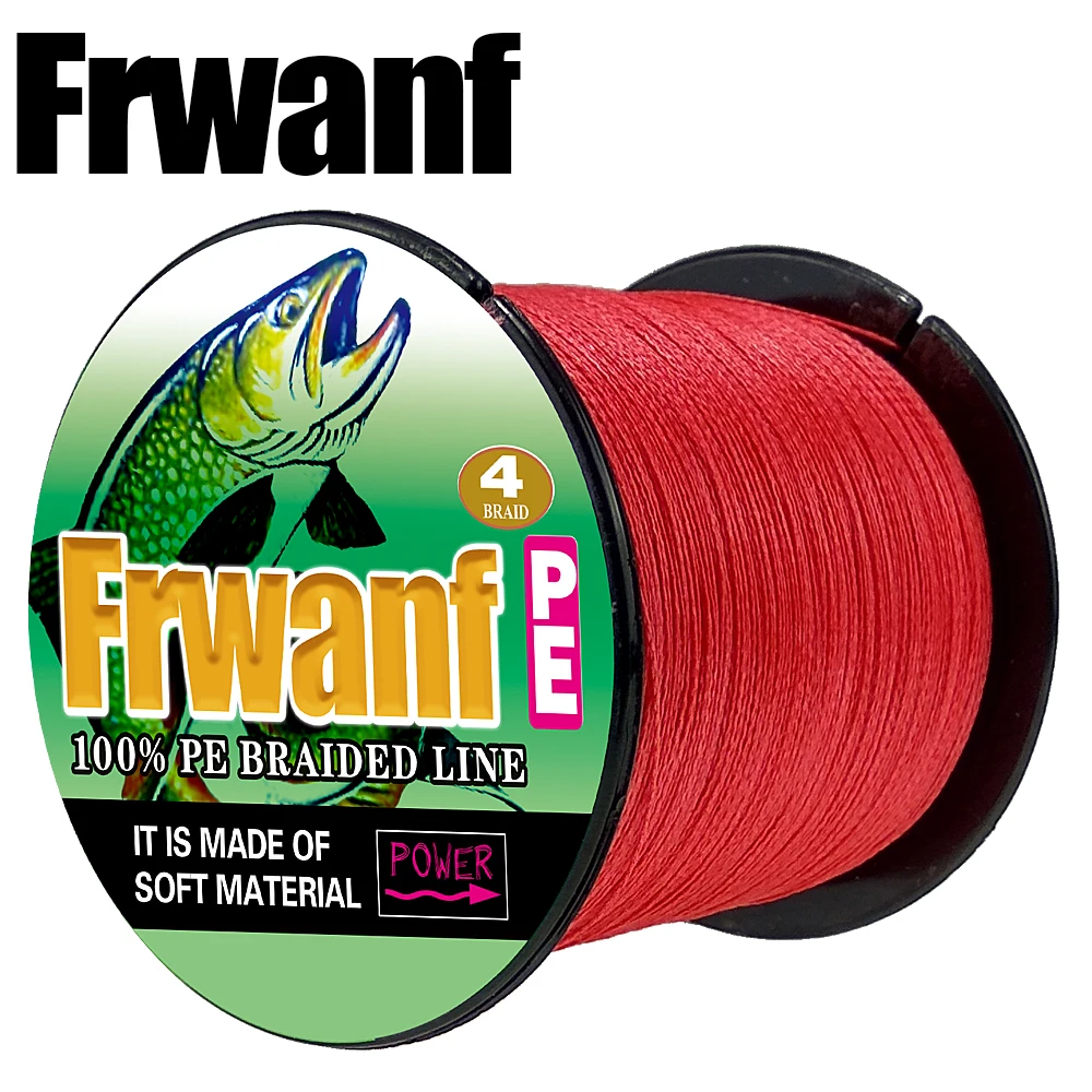 Плетеная рыболовная леска Frwanf 4 нити супер прочная японская мультифиламентная