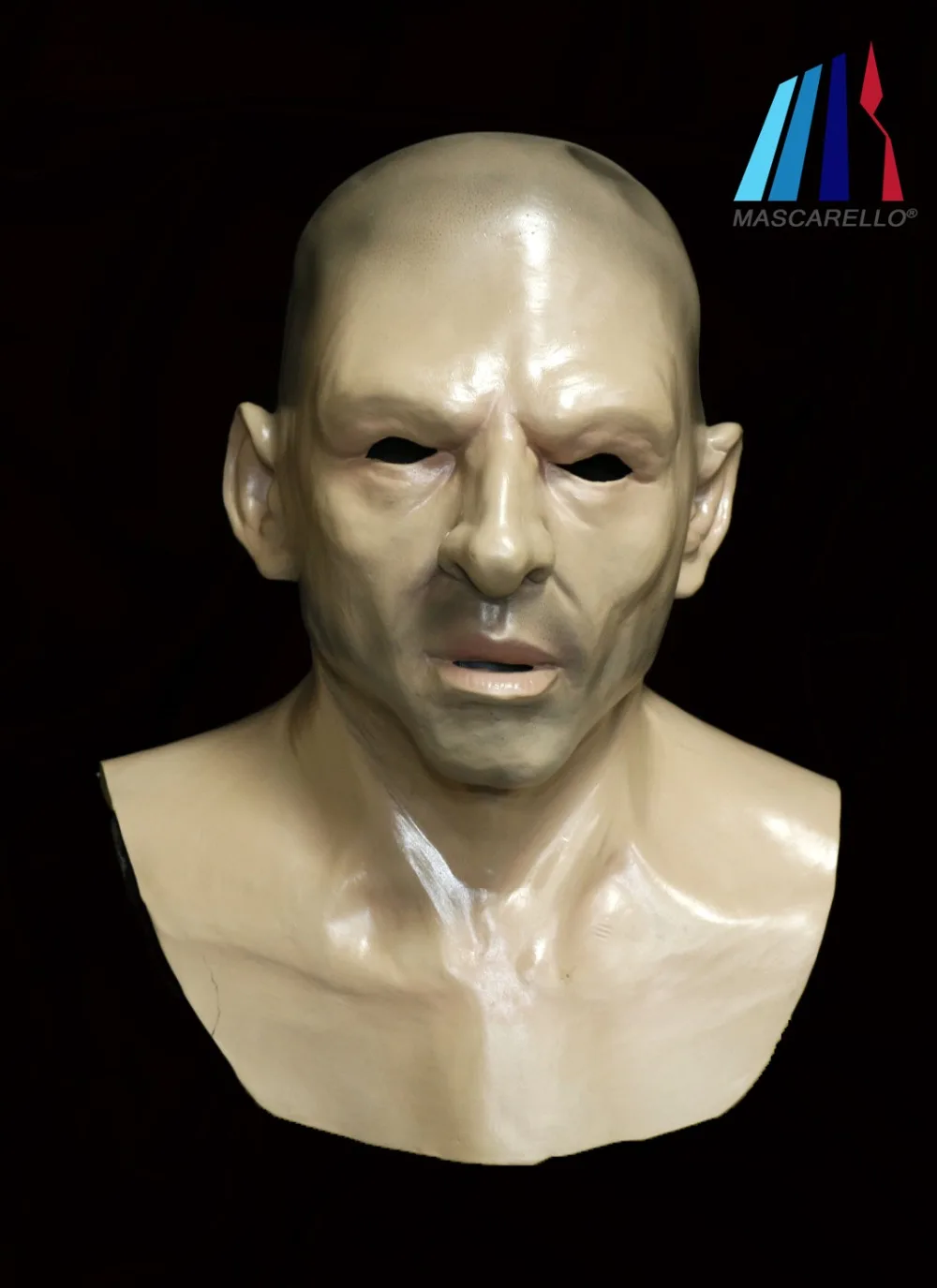 Реалистичные мужские лысые головы Жесткий человек бандит солдат маска с человеческим лицом латексные маски