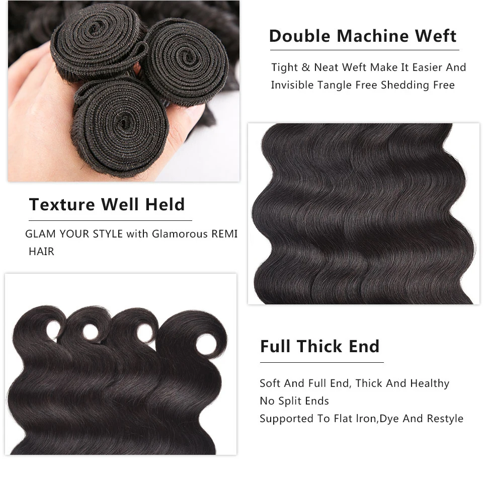 Peruvian Body Wave Hair Weave Bundles Natural Black Color 100% Human Hair Weaving 1/3/4 Piece 8-26inch Remy Hair Extension Peruvian Body Wave Hair Weave Bundles Natural Black Color 100% Human Hair Weaving 1/3/4 Piece 8-26inch Remy Hair Extension
