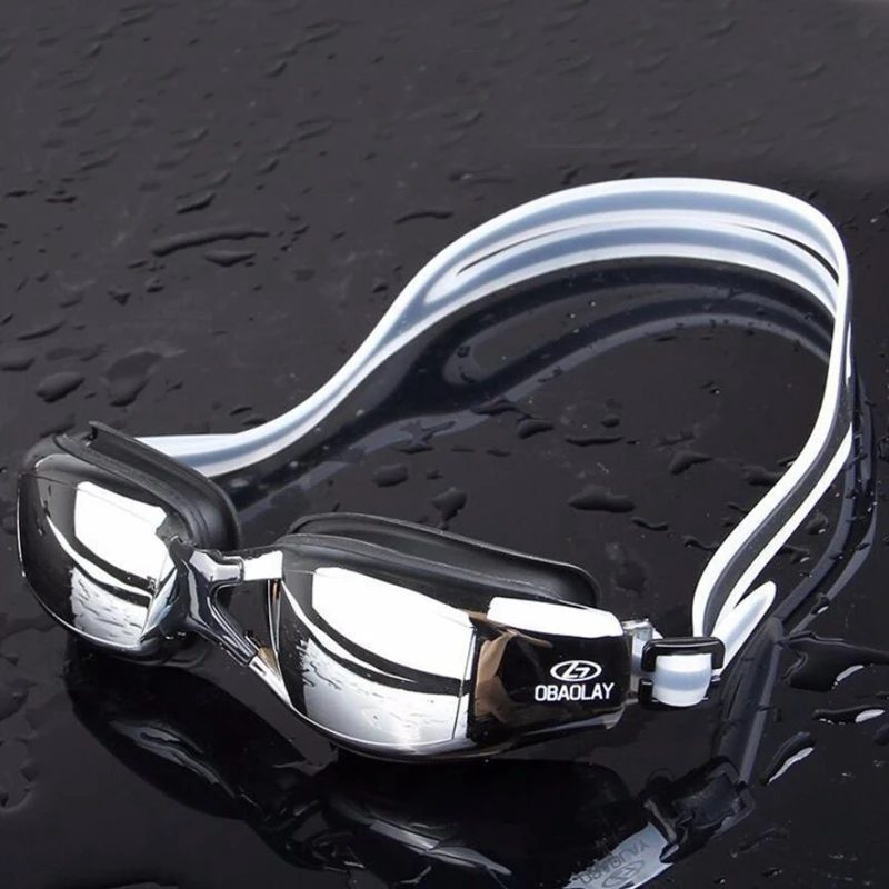 

2018 Waterproof Myopia Swim Goggles Men Women Electroplating Swimming Glasses for Outdoor Sports