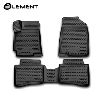 

For Hyundai Solaris 2011-2016 3D floor mats into saloon 4 pcs/set [Element NLC3D2059210]