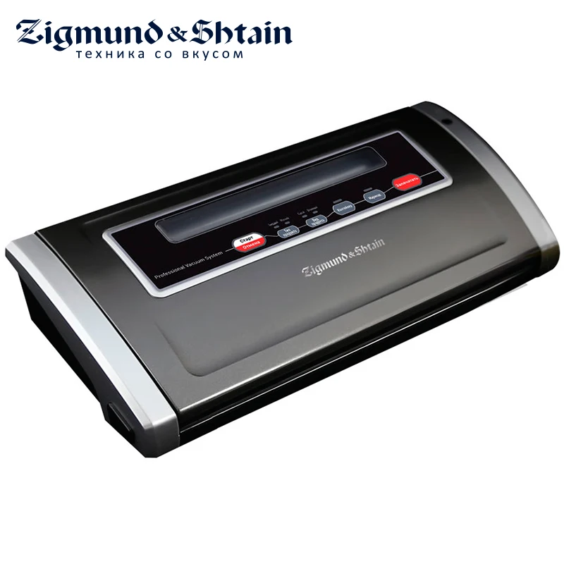 Zigmund & Shtain VS-505 Vacuum packing machine Vacuum Food Sealer 170W 2 modes of autovacuuming Vacuuming in containers Zigmund & Shtain VS-505 Vacuum packing machine Vacuum Food Sealer 170W 2 modes of autovacuuming Vacuuming in containers