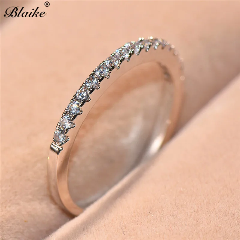 Blaike винтажные Золотые/серебряные/розовые золотые однорядные белые циркониевые
