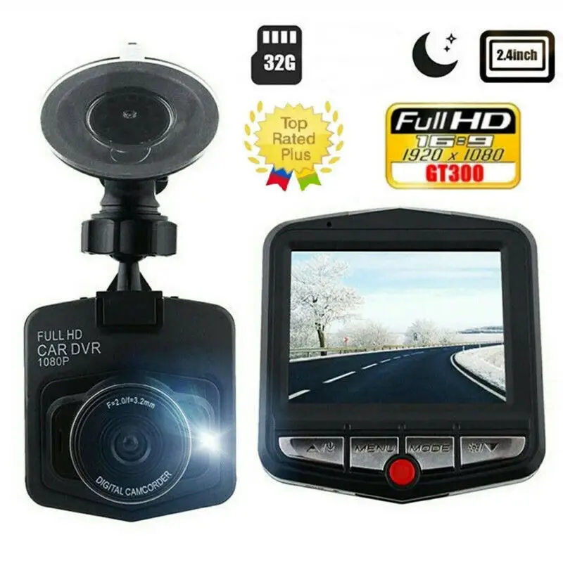 Dash Cam Full HD 720P Car DVR Dash Camera Video Recorder Night Vision G-sensor