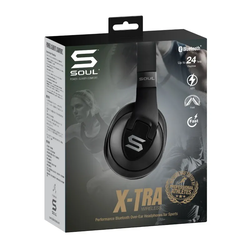 Soul X Tra Performance Bluetooth 4 0 Wireless Over Ear Foldable Headphones For Sports 24 Hours Playtime For Running Headphones For Sport Headphones Overfoldable Headphones Aliexpress
