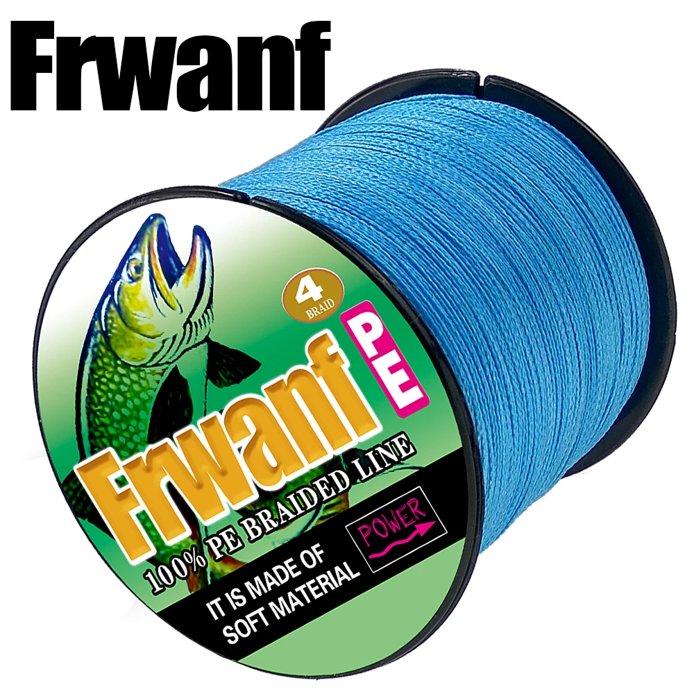 Frwanf اليابان 4 سلك مضفر الصيد خط 100 متر 109Yds تحت الماء الصيد للصيد البحري الكارب 10-100LB