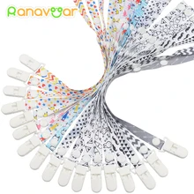 New Adjust Baby Pacifier Clip Chain Ribbon Holder Chupetas Soother Pacifier Clips Leash Strap Nipple Holder For Infant Feeding