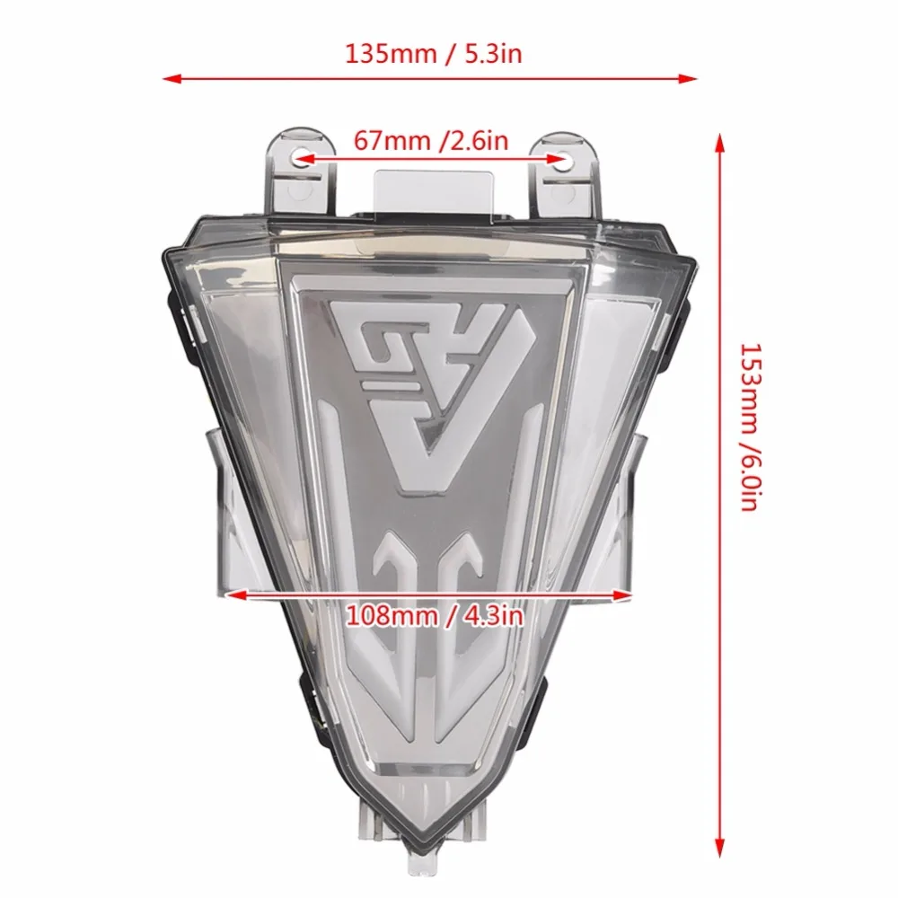 Мотоциклетный указатель поворота водонепроницаемый ударопрочный светодиодный задний фонарь стоп поворотники светодиодный свет для YAMAHA R15
