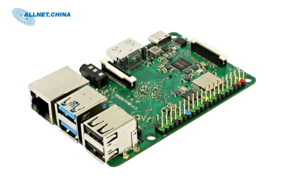 Макетная плата RK3399 SBC ROCK PI 4B V1.4(Dualband 2 4/5 ГГц WLAN/Bluetooth 5 0) 1 ГБ Вт/128 радиатор SSD набор