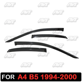 

Window deflectors for Audi A4 B5 1994-2000 1set-4pcs car styling wind decoration guard vent visor rain guards cover